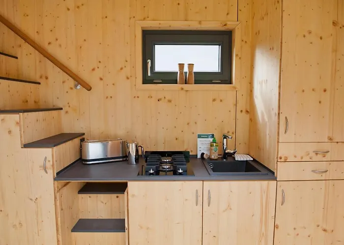 Semesterbostad Tiny House Nature 12 Innenlage - Tiny Village Harlesiel *